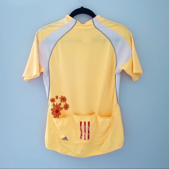 Adidas Women's Cycling Yellow Active Top - Picture 2 of 11